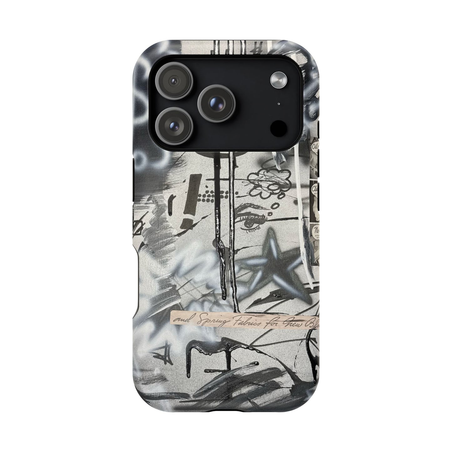 MagSafe "monochrome mood" airbrush iPhone case