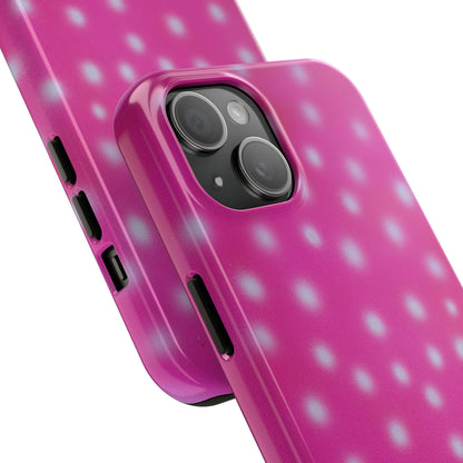 "bubblegum polka dot" airbrush iPhone case