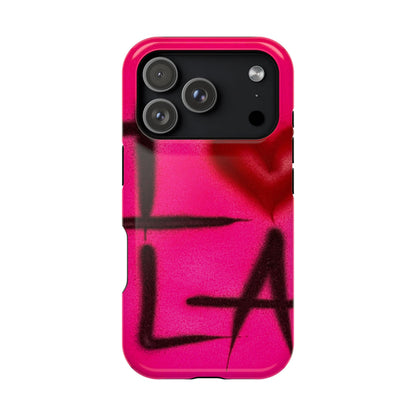 MagSafe „I ❤️ LA“ Airbrush iPhone-Hülle