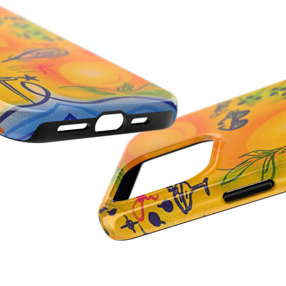 "citrus coastline" airbrush iPhone case