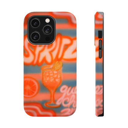 MagSafe "aperol spritz pt. 2" airbrush iPhone case