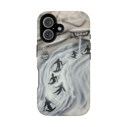 MagSafe "arctic avalanche" airbrush iPhone case