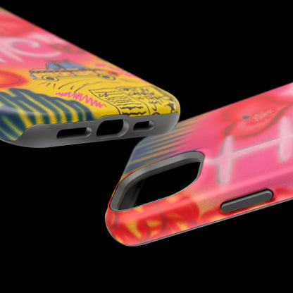 MagSafe „In der Stadt“ Airbrush iPhone-Hülle