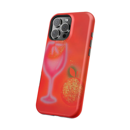 MagSafe "aperol spritz" airbrush iPhone case