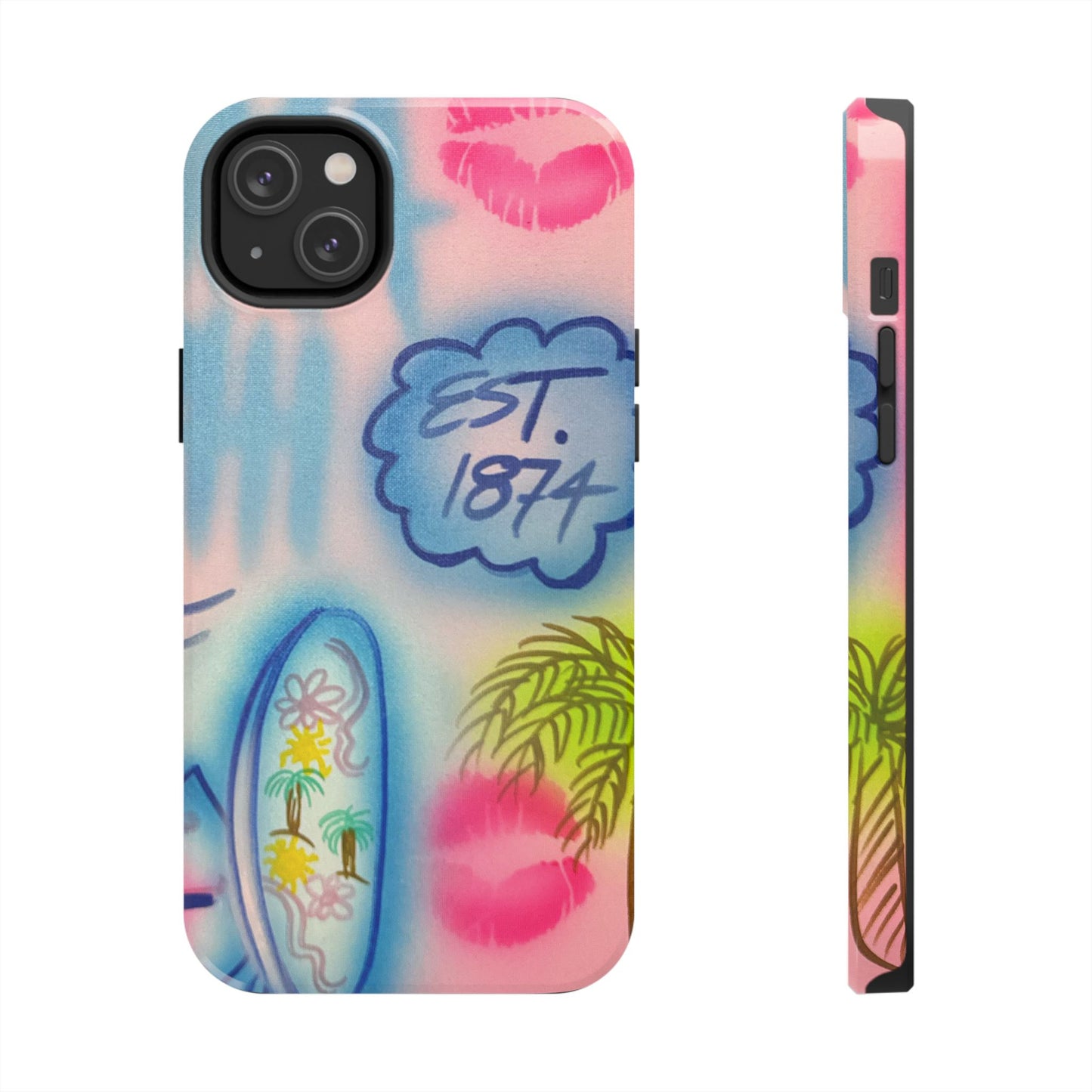"in the wave" airbrush iPhone case