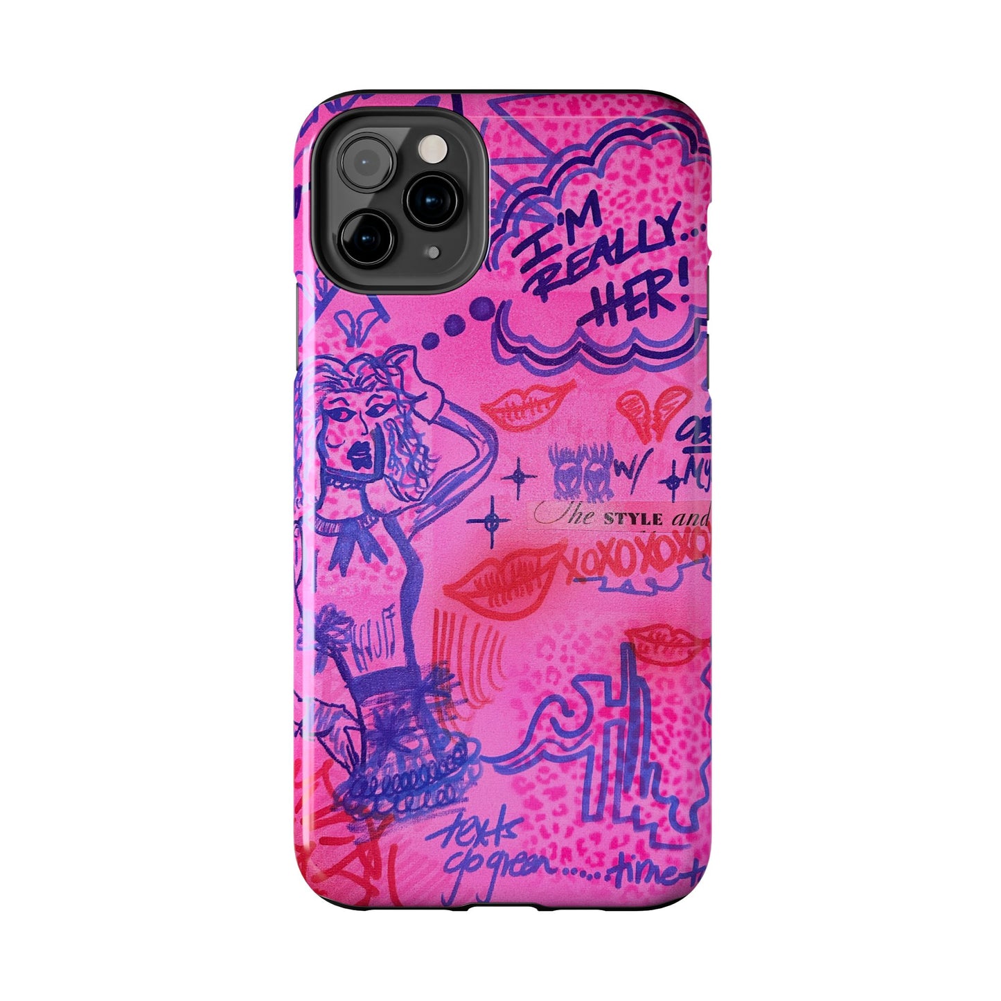 "really "HER!" airbrush iPhone case