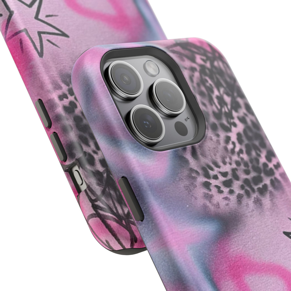 MagSafe "onyx cheetah" Airbrush iPhone Hülle