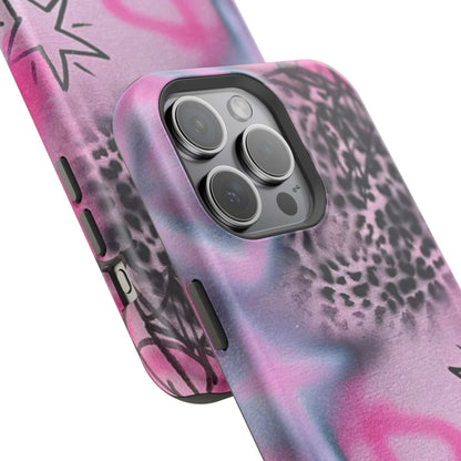 MagSafe "onyx cheetah" Airbrush iPhone Hülle
