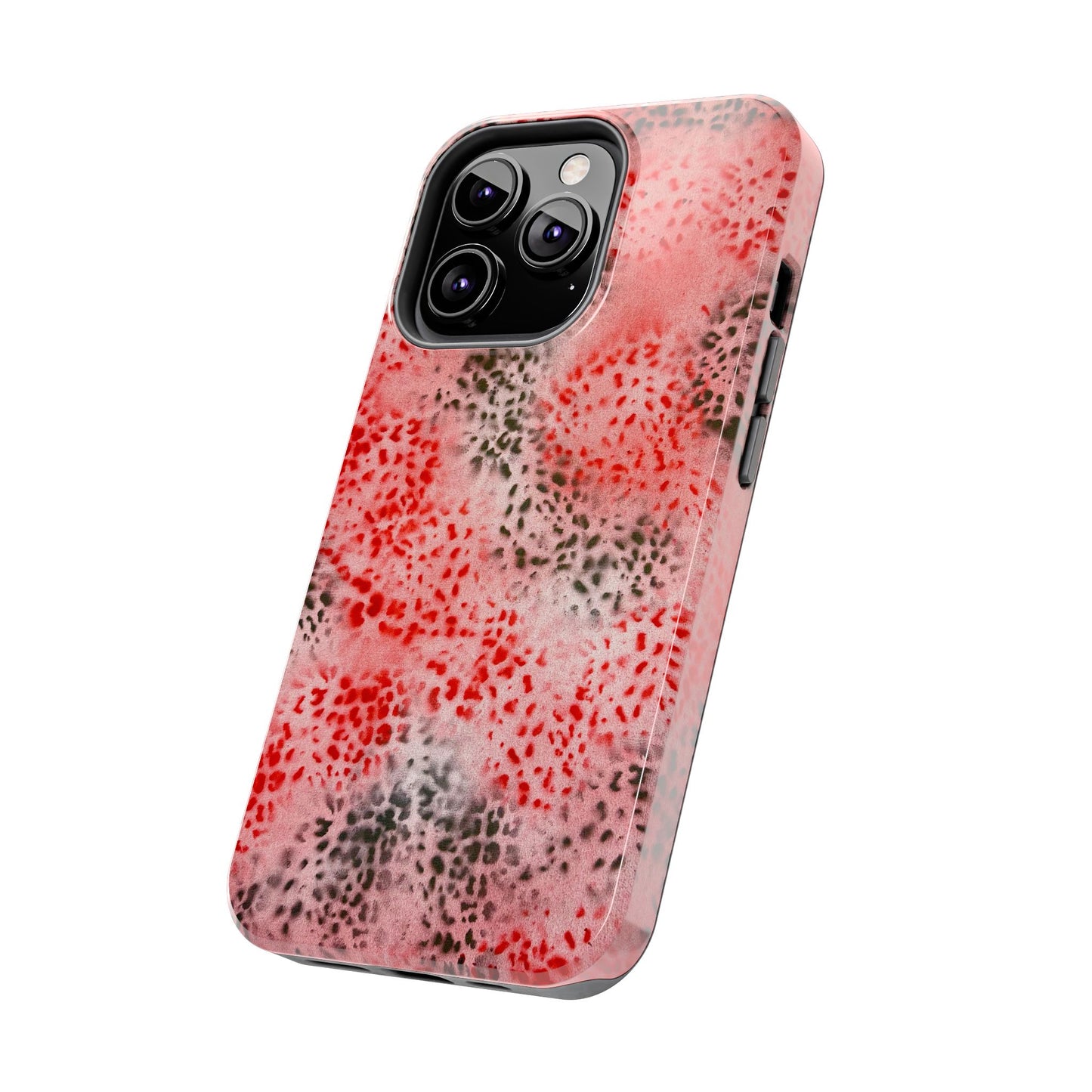 "red cheetah" airbrush iPhone case