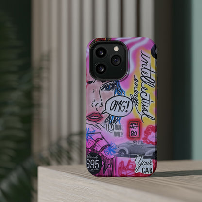 MagSafe "intellektuelle Energie" Airbrush iPhone Hülle