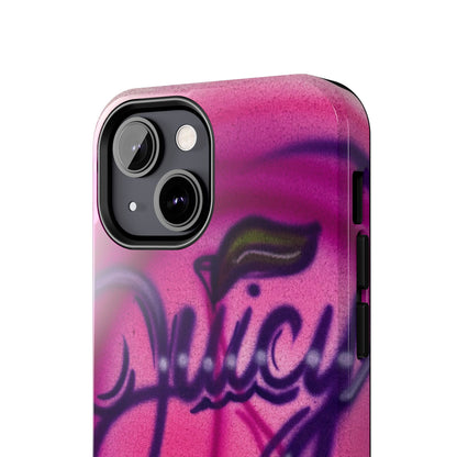 "juicy" airbrush iPhone case