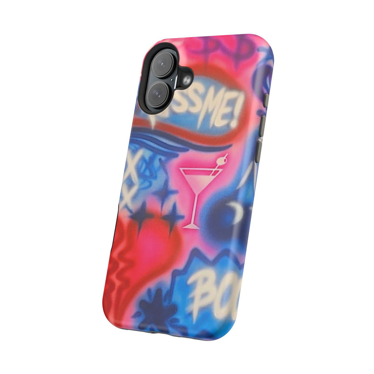 MagSafe "kiss me pt. 2" Airbrush iPhone Hülle
