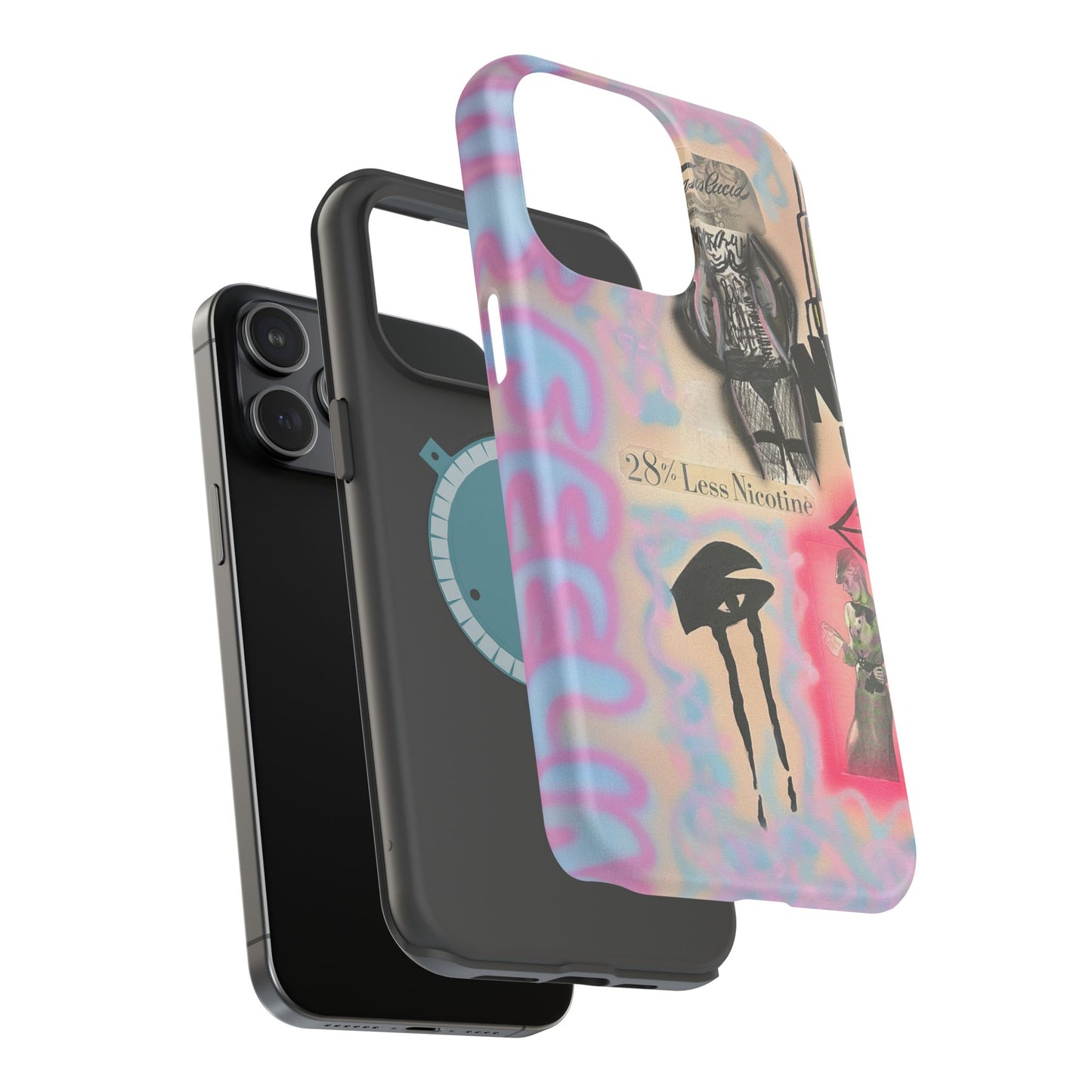MagSafe "the feeling" airbrush iPhone case