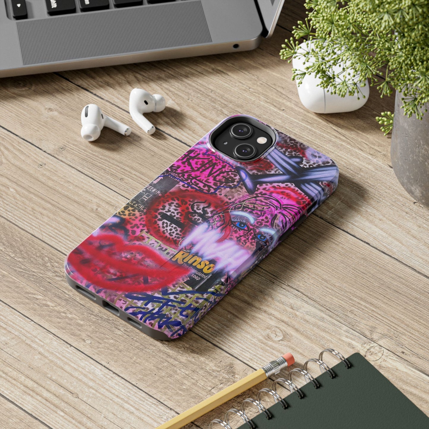 "taking flight" airbrush iPhone case