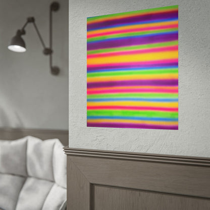 "colorful stripes" airbrush rolled print