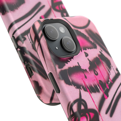 MagSafe "glossy pout" airbrush iPhone case