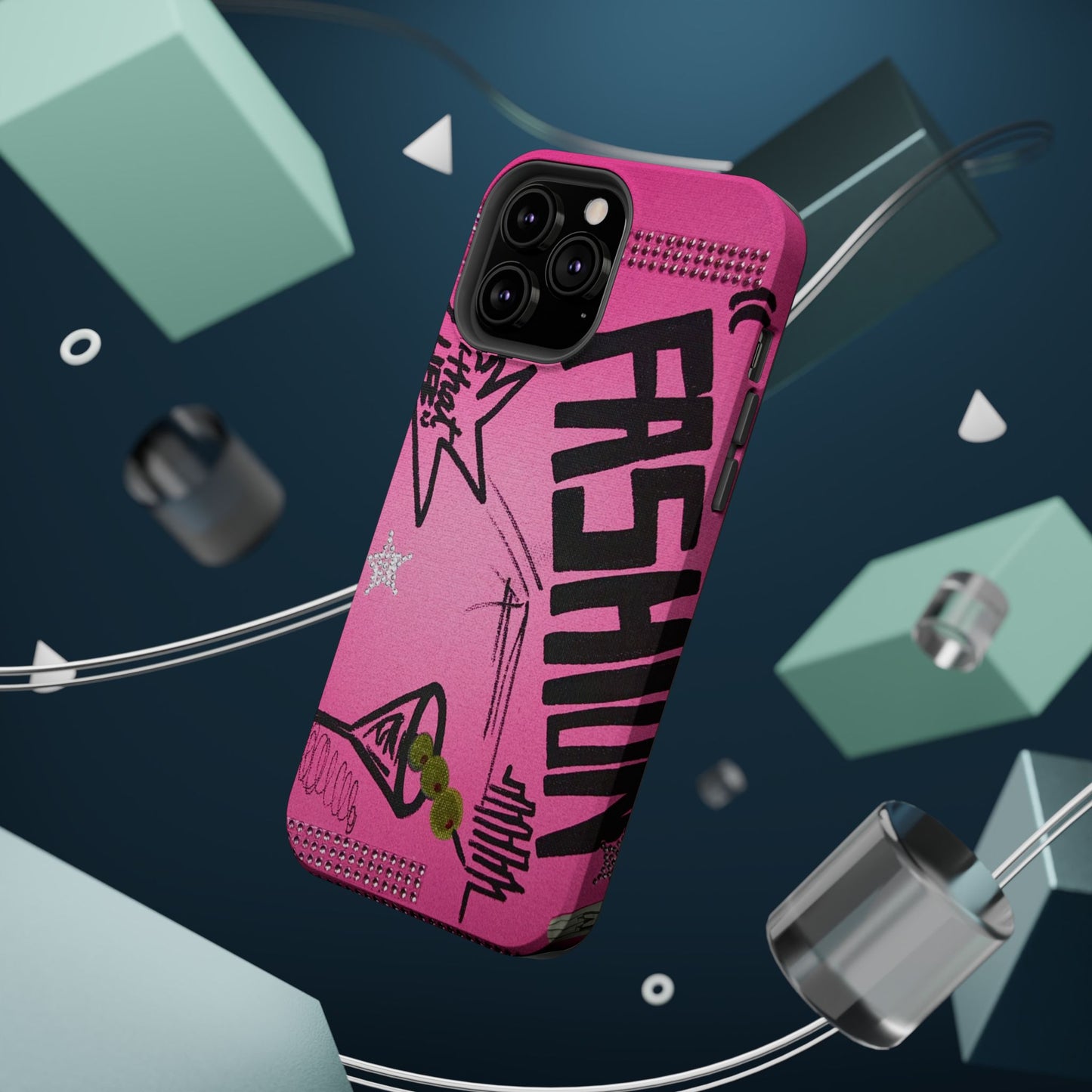 MagSafe "high fashion pt. 2" airbrush iPhone case