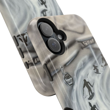 MagSafe "arctic avalanche" airbrush iPhone case
