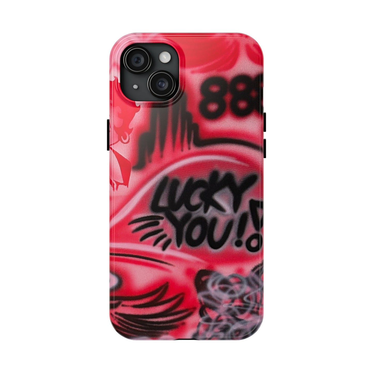 "LUCKY YOU! PT. 2" airbrush iPhone case