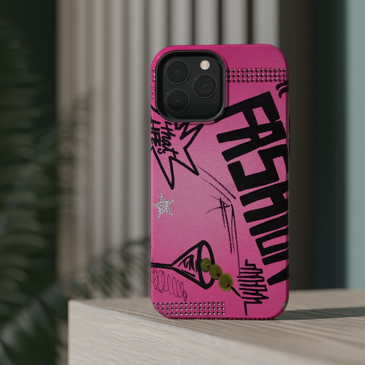 MagSafe "high fashion pt. 2" airbrush iPhone case