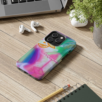 "on the beach" airbrush iPhone case