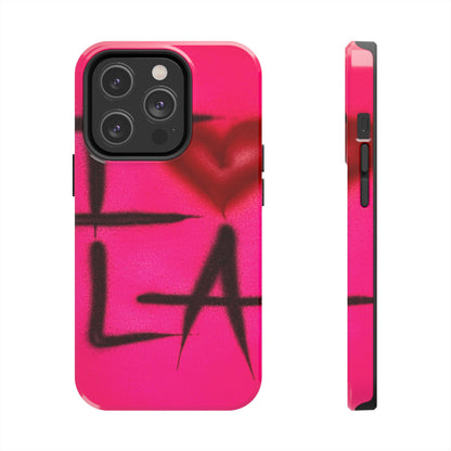 "I <3 LA" airbrush iPhone case
