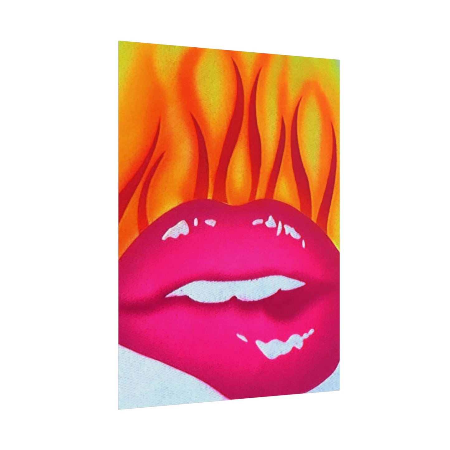"flaming lips" airbrush rolled print
