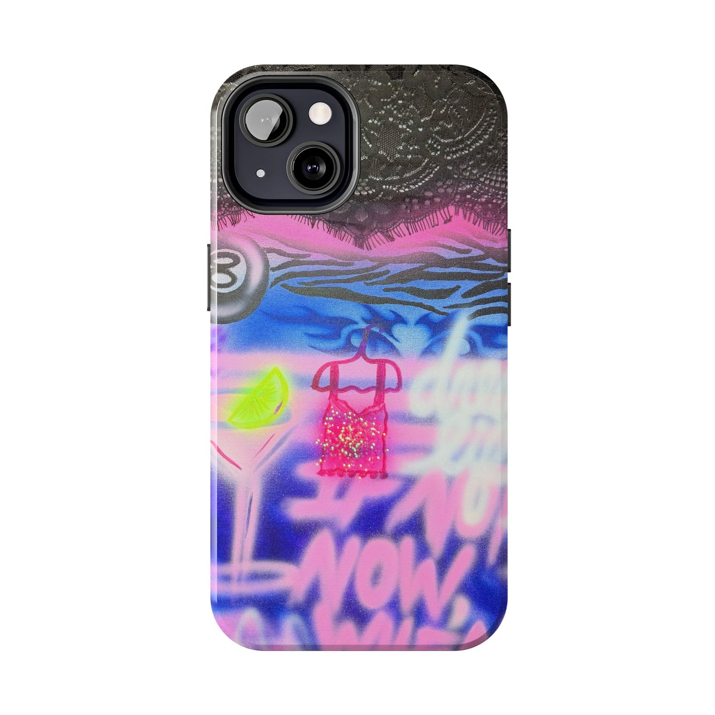 "dream life pt. 2" airbrush iPhone case