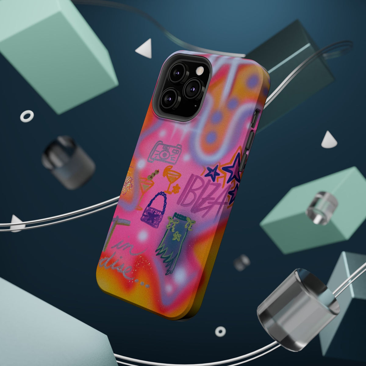 MagSafe „Ibiza“ Airbrush iPhone-Hülle