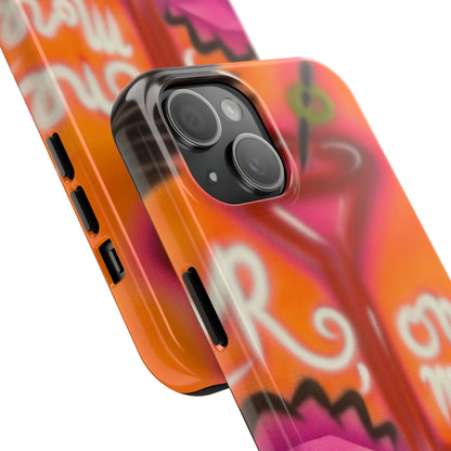 "one more drink!" airbrush iPhone case