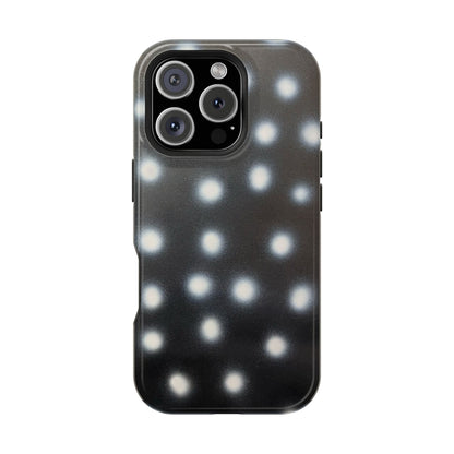 MagSafe "coconut noir polka dot" airbrush iPhone case