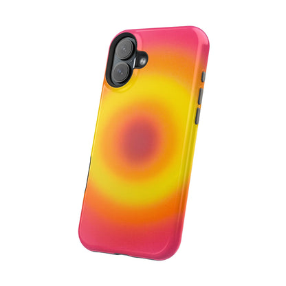 MagSafe "Pink Lemonade Aura" Airbrush iPhone Case
