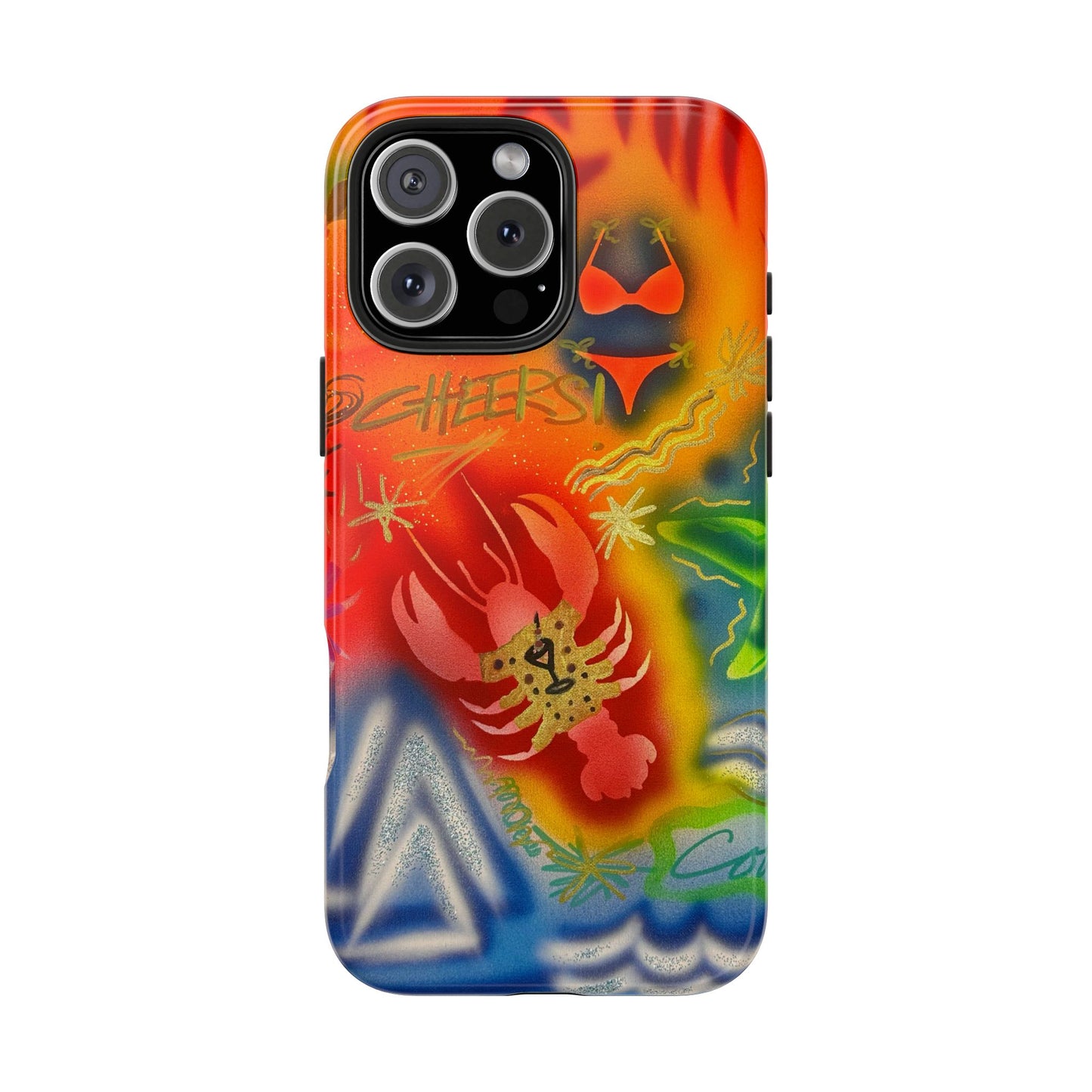 "tipsy lobster" airbrush iPhone case