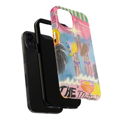 "kinis & tinis" airbrush iPhone case