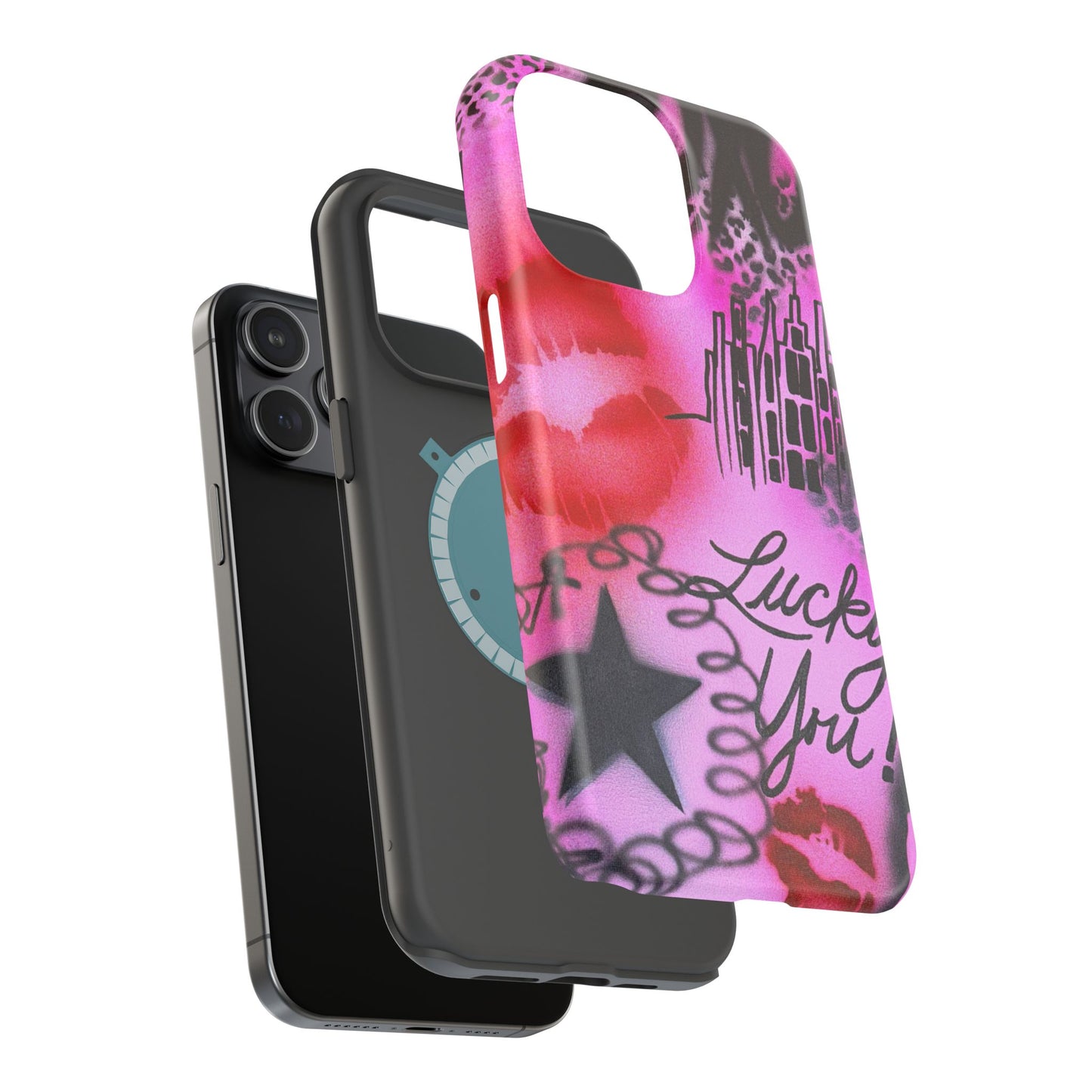 MagSafe "ulterior motive" airbrush iPhone case