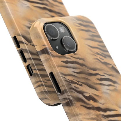 neutral tiger airbrush iPhone case