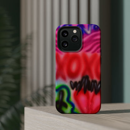 MagSafe Airbrush-iPhone-Hülle „with luv, xoxo“