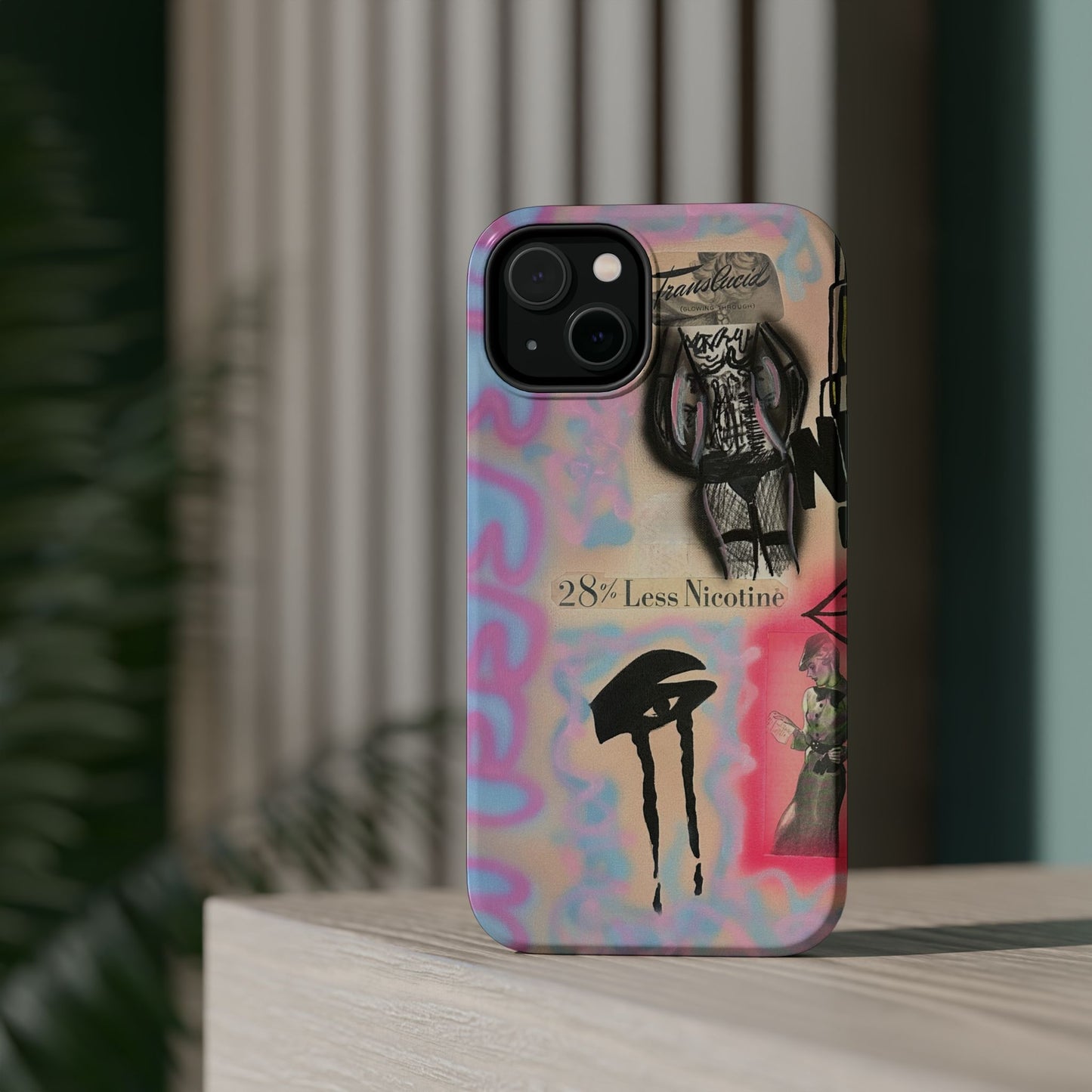 MagSafe "the feeling" airbrush iPhone case
