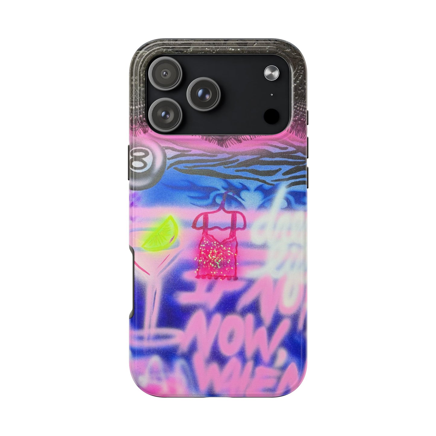 "dream life pt. 2" airbrush iPhone case