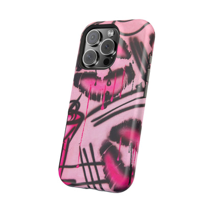 MagSafe "glossy pout" airbrush iPhone case