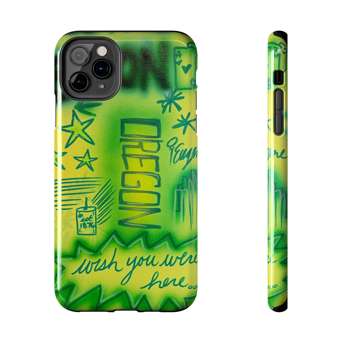 "oregon" airbrush iPhone case