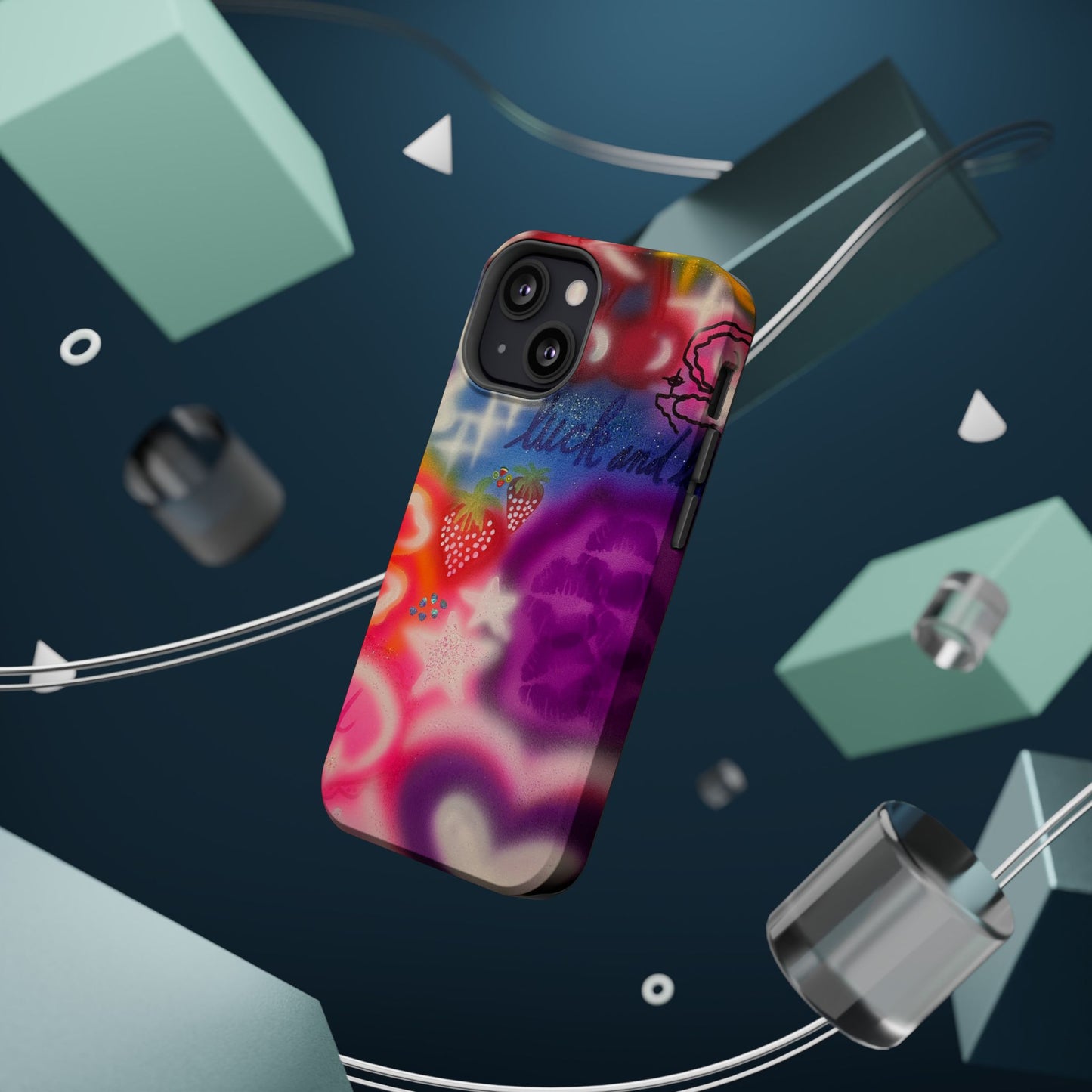 MagSafe „luck & luv pt. 2“ Airbrush iPhone Hülle