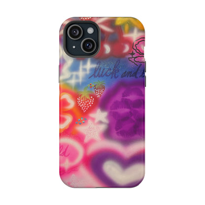 MagSafe „luck & luv pt. 2“ Airbrush iPhone Hülle
