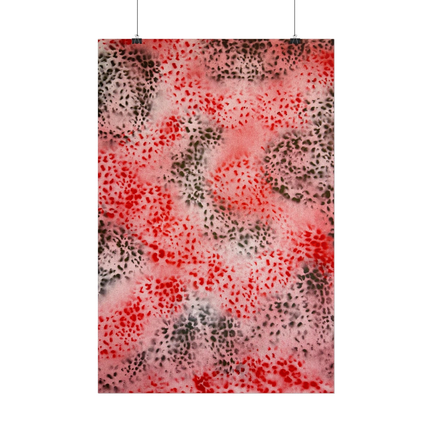 "red cheetah" airbrush rolled print