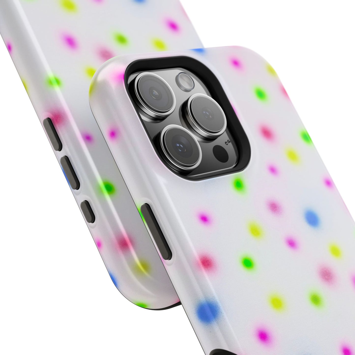 MagSafe "birthday cake polka dot" airbrush iPhone case