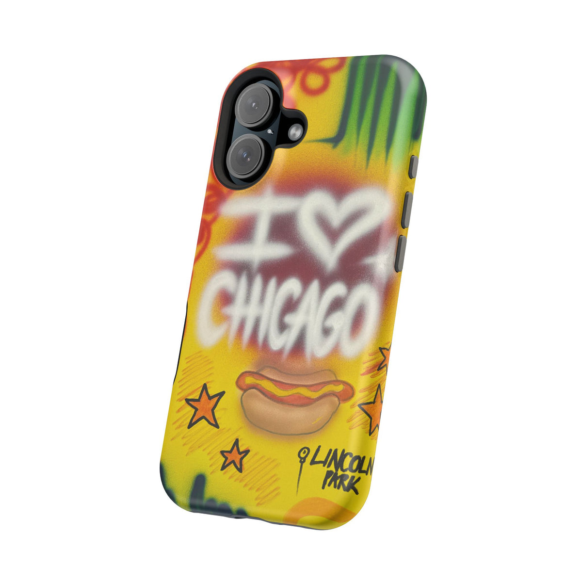 MagSafe "chicago" airbrush iPhone case