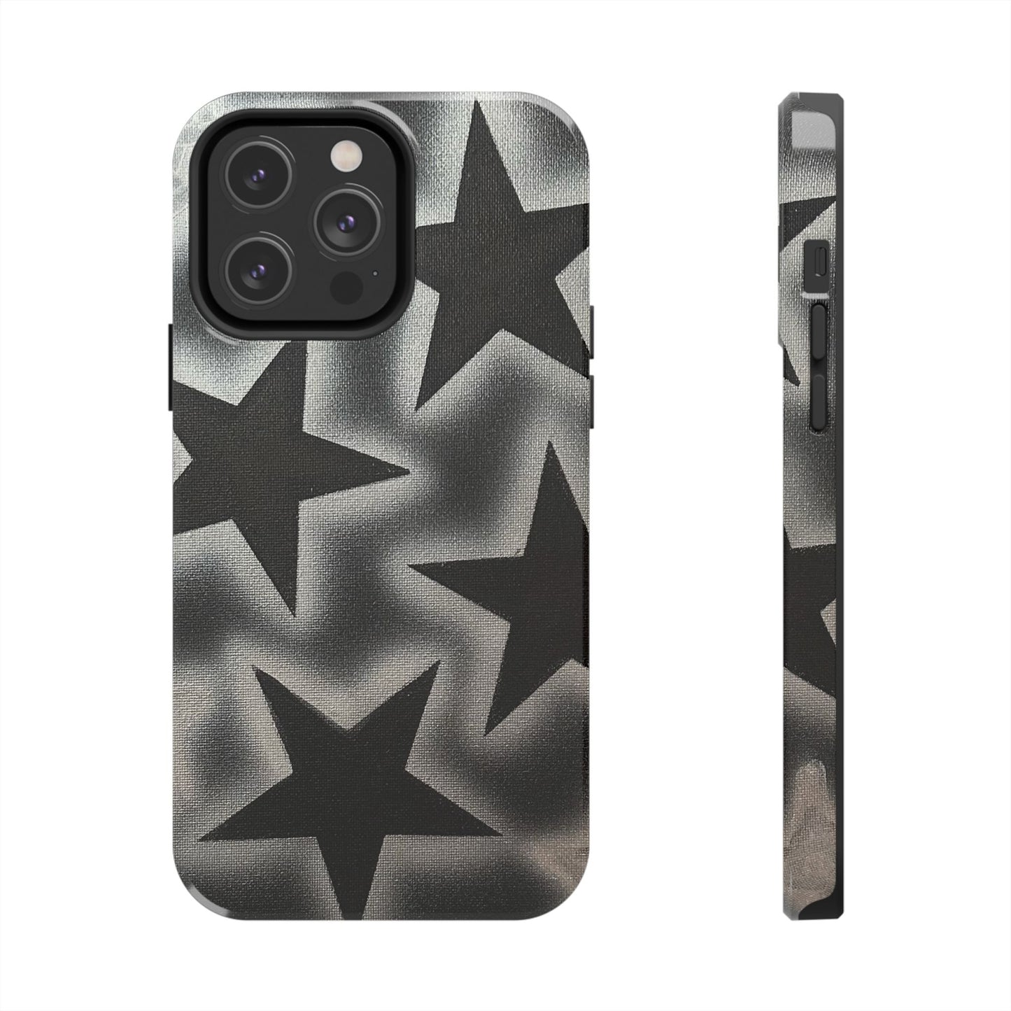 "chrome stars" airbrush iPhone case