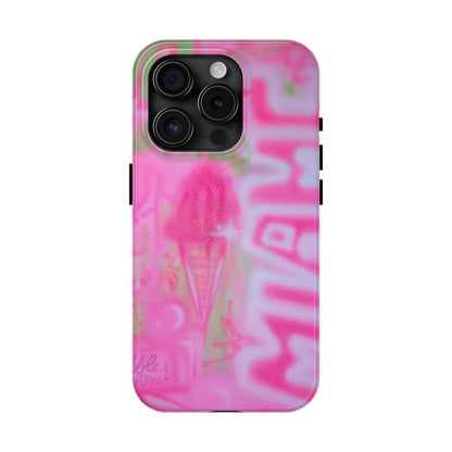 "sunset sorbet" airbrush iPhone case