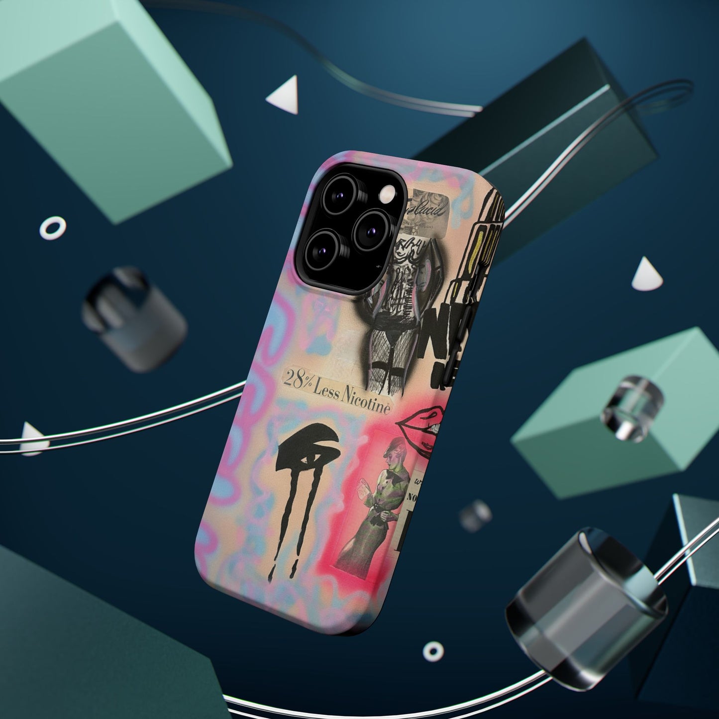 MagSafe "the feeling" airbrush iPhone case
