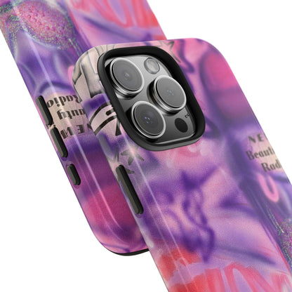 "mic check" airbrush iPhone case